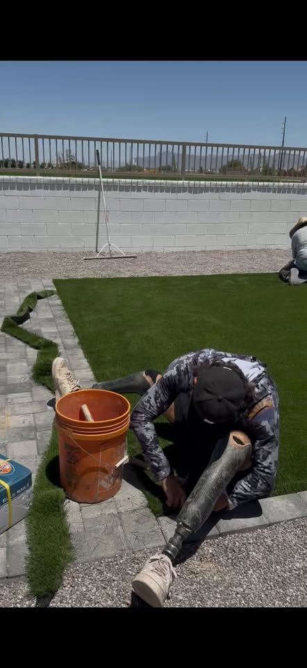Vaquero X owner installing artificial turf